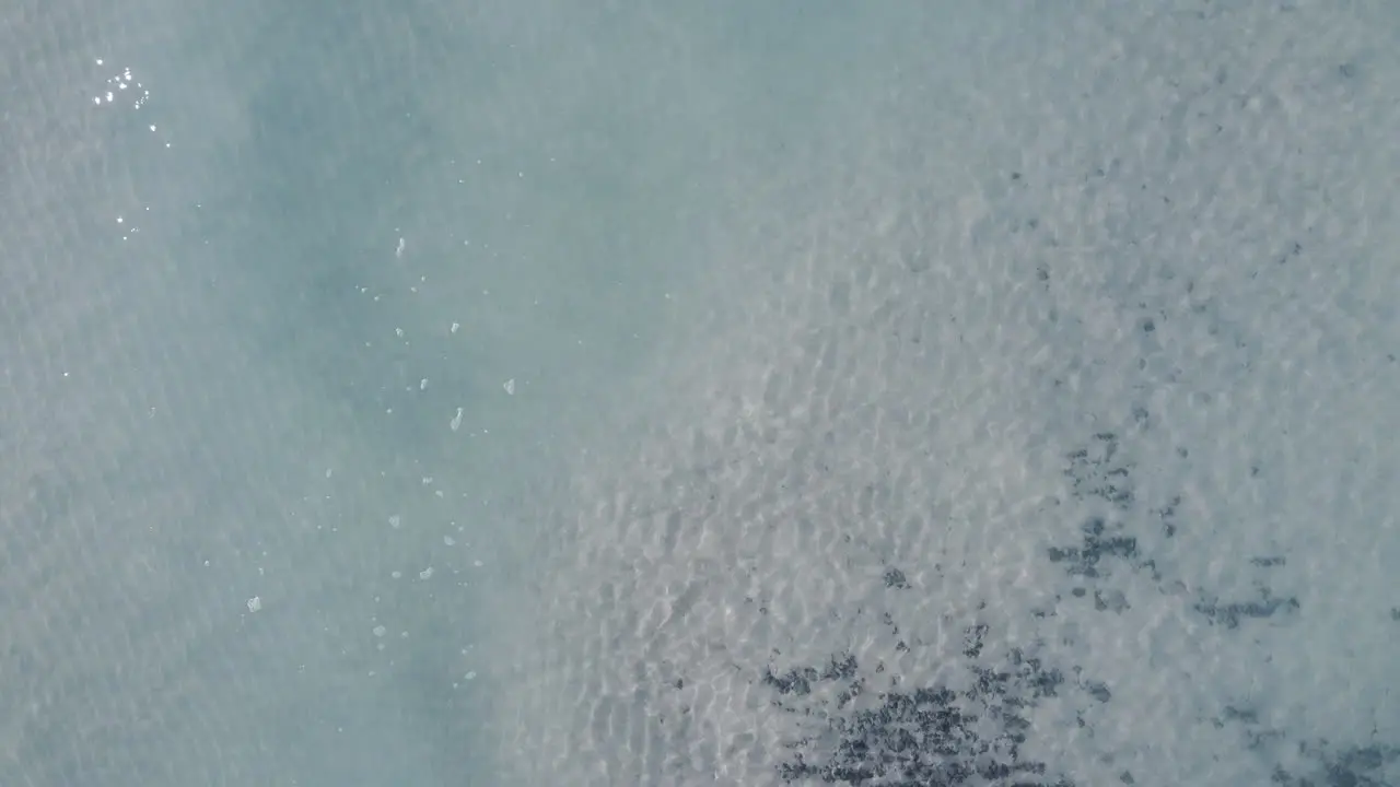 Rosignano Solvay aerial top panning view of Spiagge Bianche