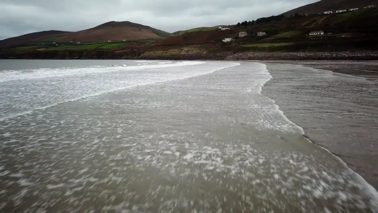 Quick drone view of an Irish beach