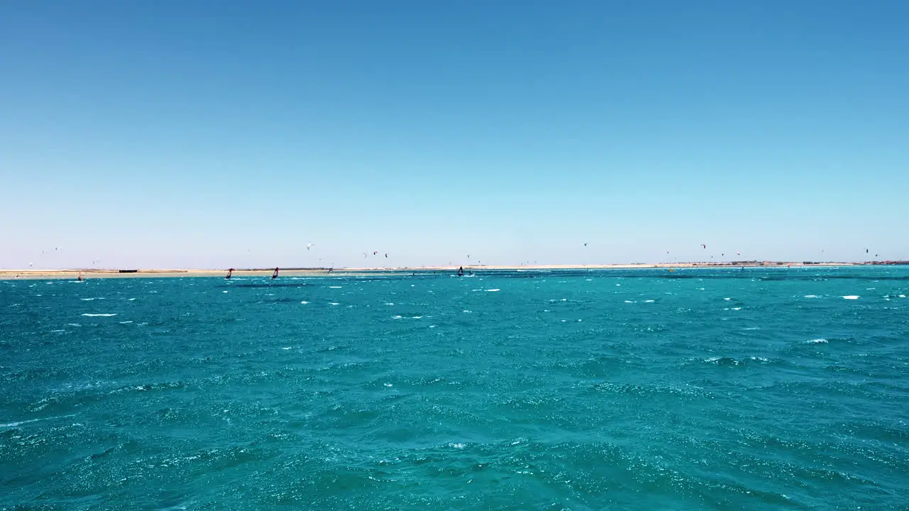 Recreational Activity At The Blue Sea Of Orange Bay Island In Hurghada Egypt